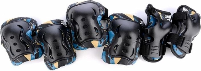 Set mbrojtës për fëmijë Tempish, bardhë e zi