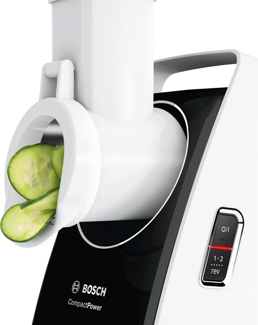 Makinë mishi Bosch MFW3850B, 500 W, Bardhë, Zi
