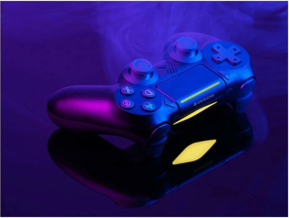 Gamepad Tracer Shogun PRO, wireless për PS4, me kabllo për PC/PS3, i zi