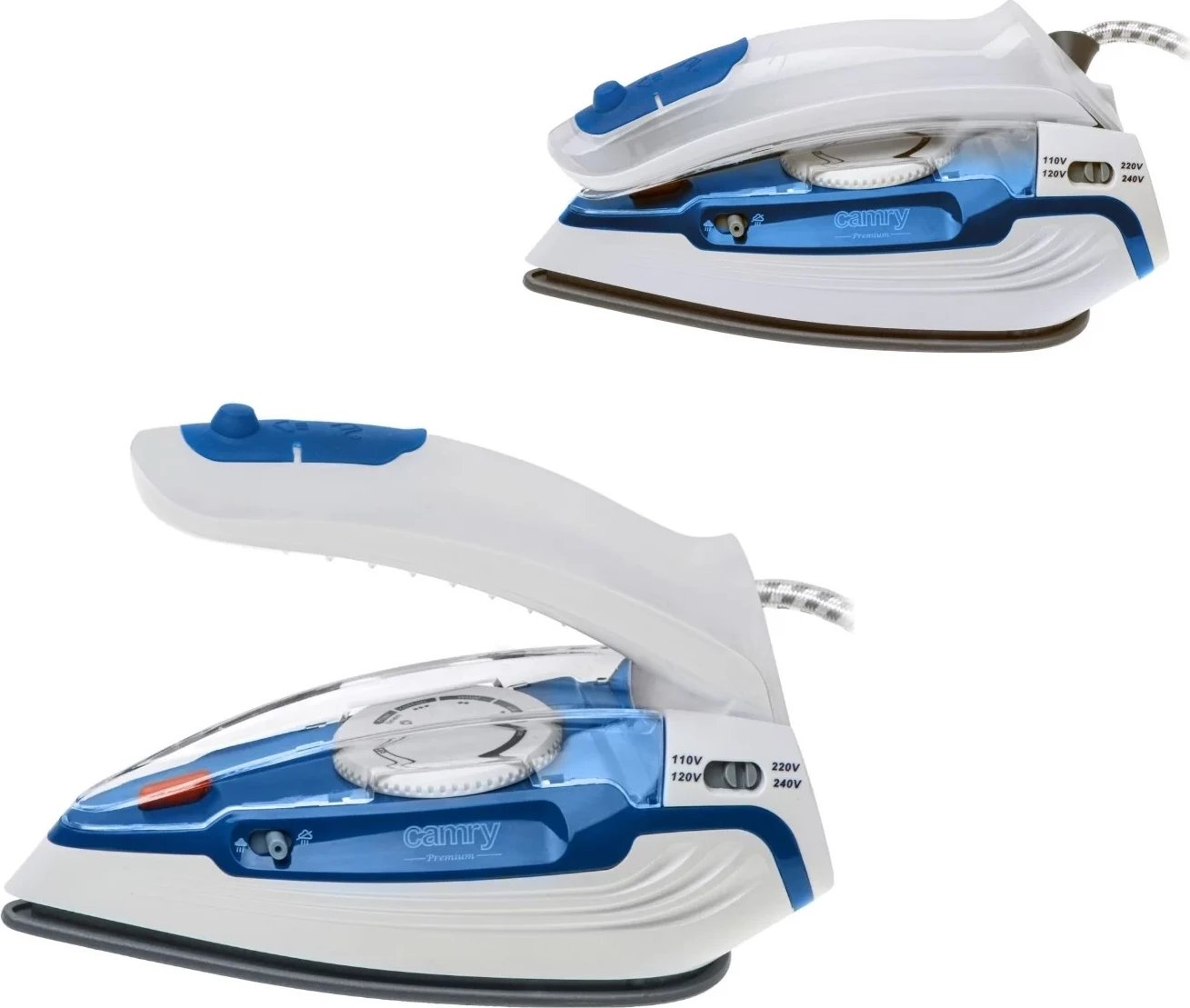 Hekur udhëtimi Camry CR 5040, 1600W, bardhë-blu