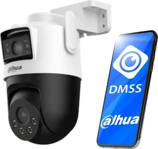 Kamerë sigurie IP DAHUA P3D-3F-PV-0280B/0600B, 6 MP, dome, Wi-Fi, e bardhë