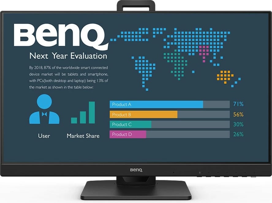 Monitor BenQ BL2486TC, 23.8", Full HD, i zi