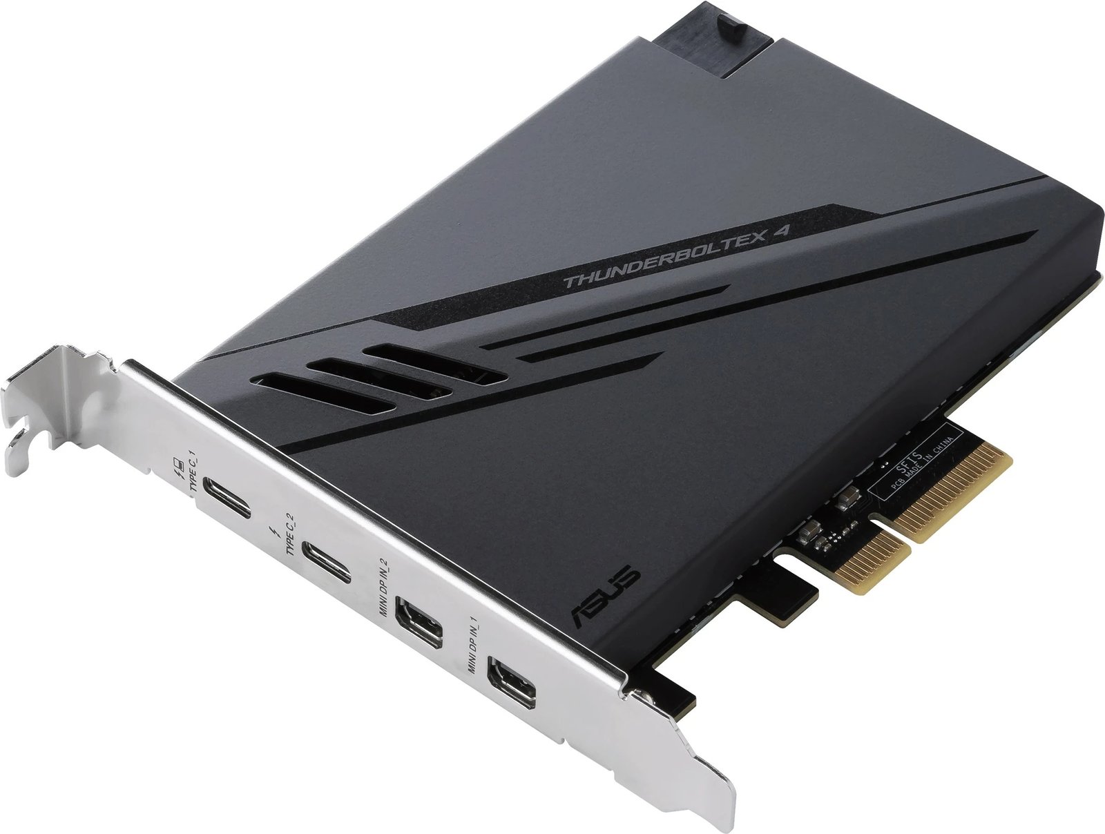 Kartë zgjeruese ASUS ThunderboltEX 4, PCIe, Thunderbolt 4, USB 3.2 Gen 2, e zezë