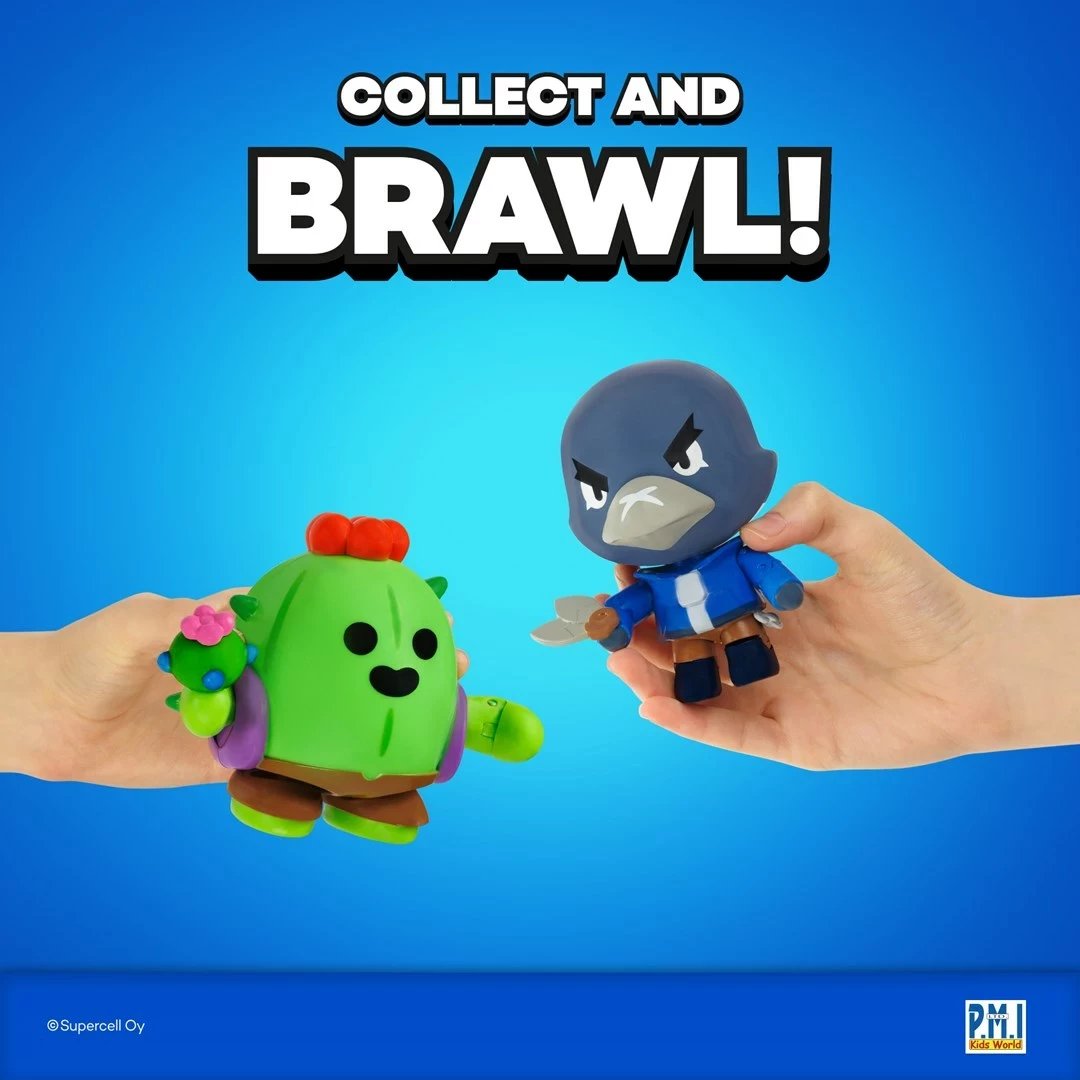 Figurë aksioni Brawl Stars S1, P.M.I. Kids World, Crow, 11cm