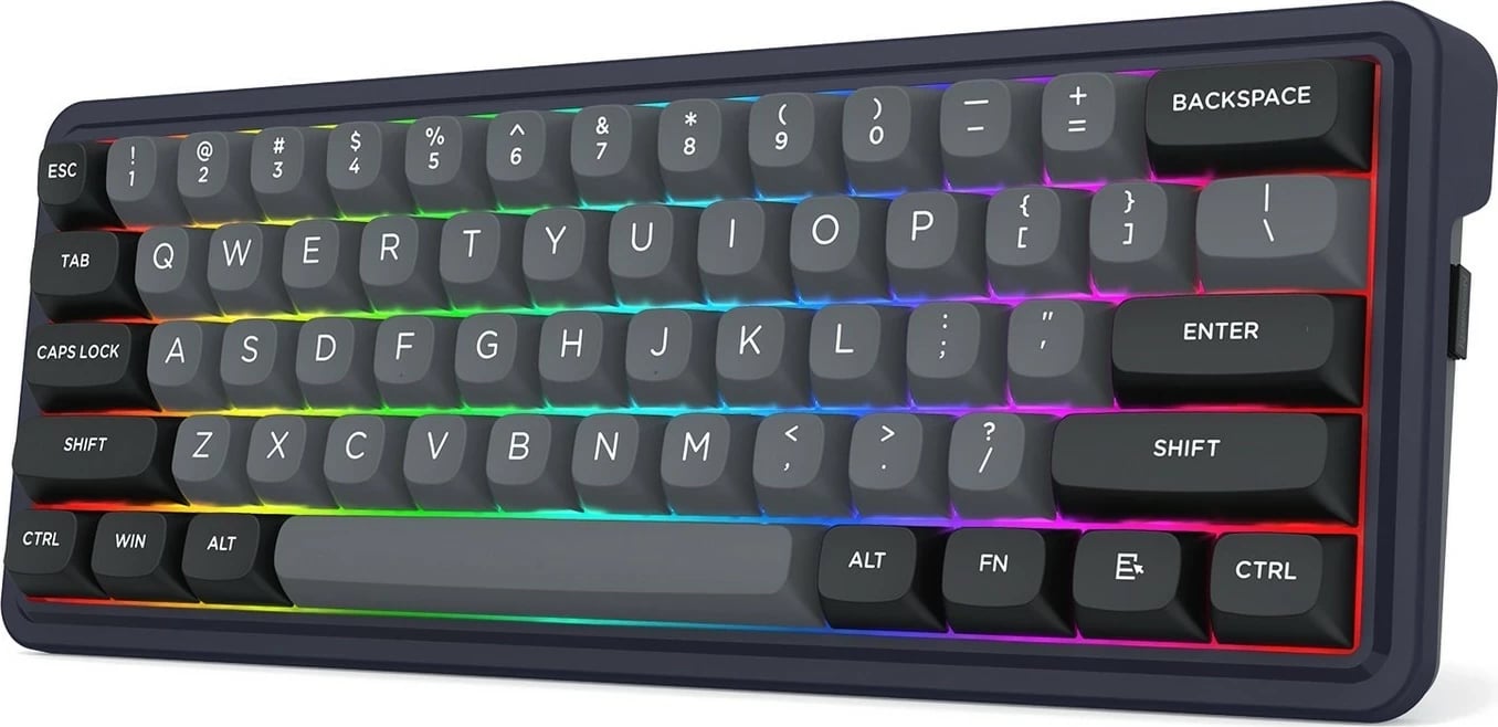 Tastierë Redragon Draconic V2 K730GB-RGB-PRO, 61 taste, RGB, wireless/wired, e zezë