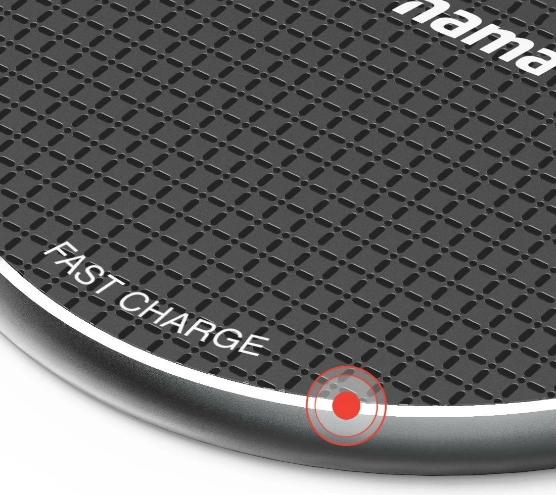 Karikues pa tela Hama 201683 10W induksion micro USB i zi