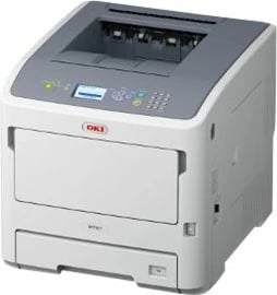 Printer lazer OKI B721DN, A4, mono, rrjet, duplex, bardhë/gri