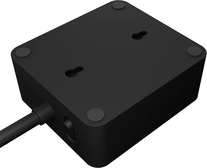 Prizë dyfishe ICY BOX me 2x USB porta, e zezë