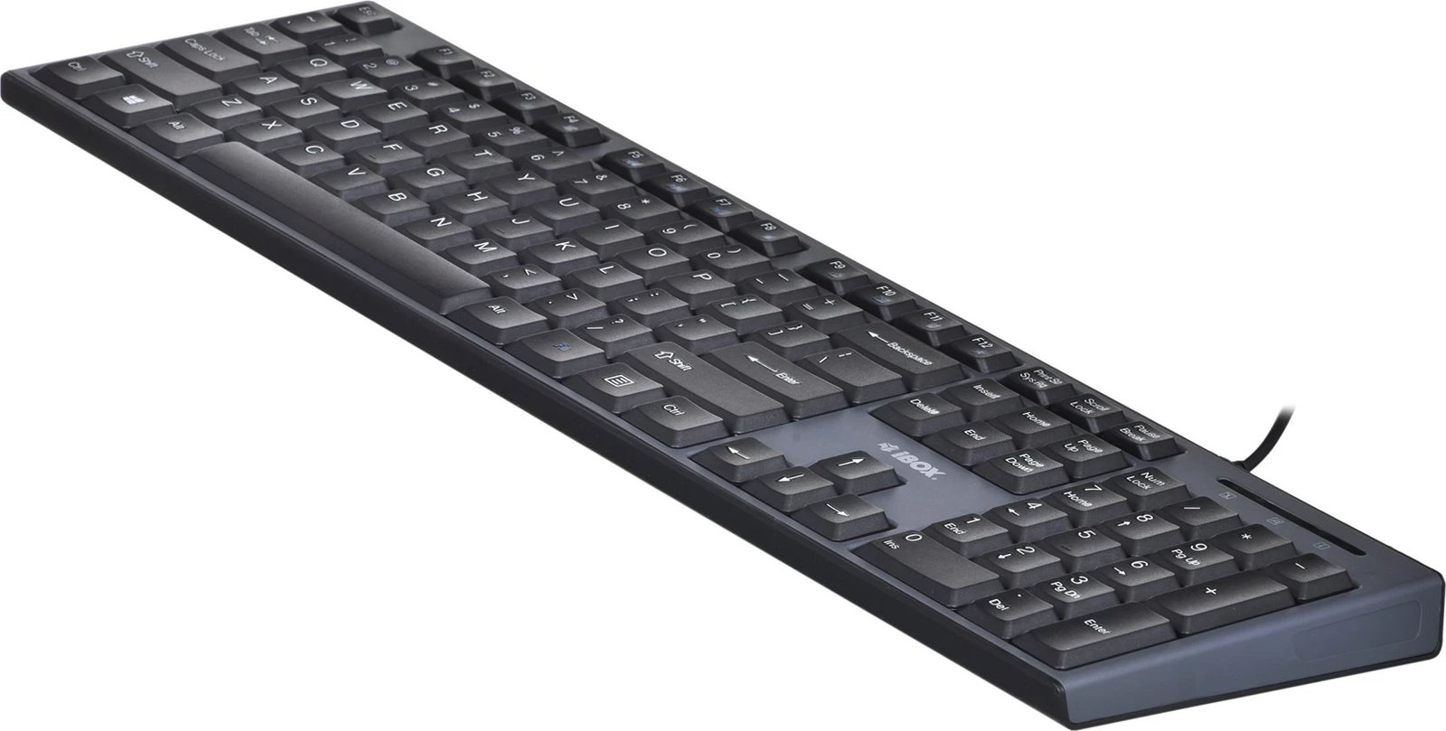 Tastierë dhe maus IBOX IKMS606, USB, QWERTY, Anglisht, E zezë