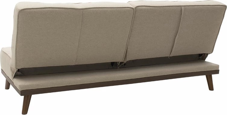 Divan shtrat Marco, material bezhë, 180x80x80cm