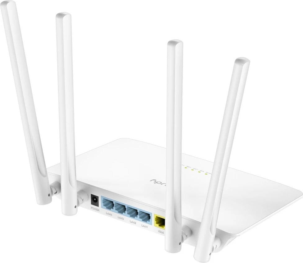 Router Cudy WR1200, Wi-Fi 5, Dual-band, 4 porta LAN, Bardhë