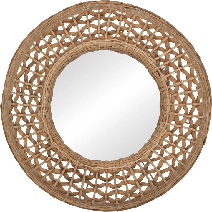 Pasqyrë Mazun Inart, dru, hije natyrale, D60x8cm