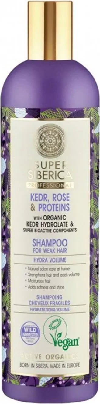 Shampon unisex Natura Siberica Pino Rosa dhe Proteina, 400ml