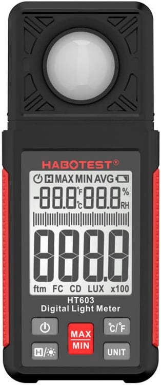 Matës drite digital Habotest HT603, mat temperaturë dhe lagështi