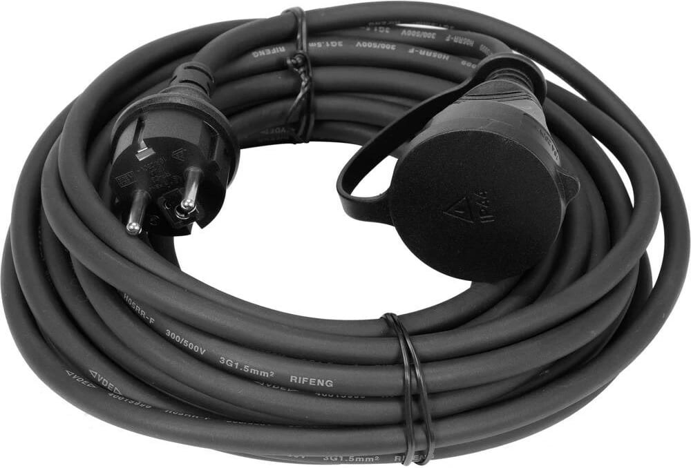 Zgjatues elektrik Yato YT-81025, 250 V, IP44, i zi