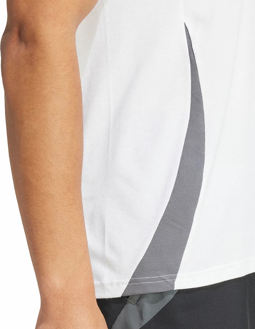 Maicë polo për meshkuj adidas, e bardhë