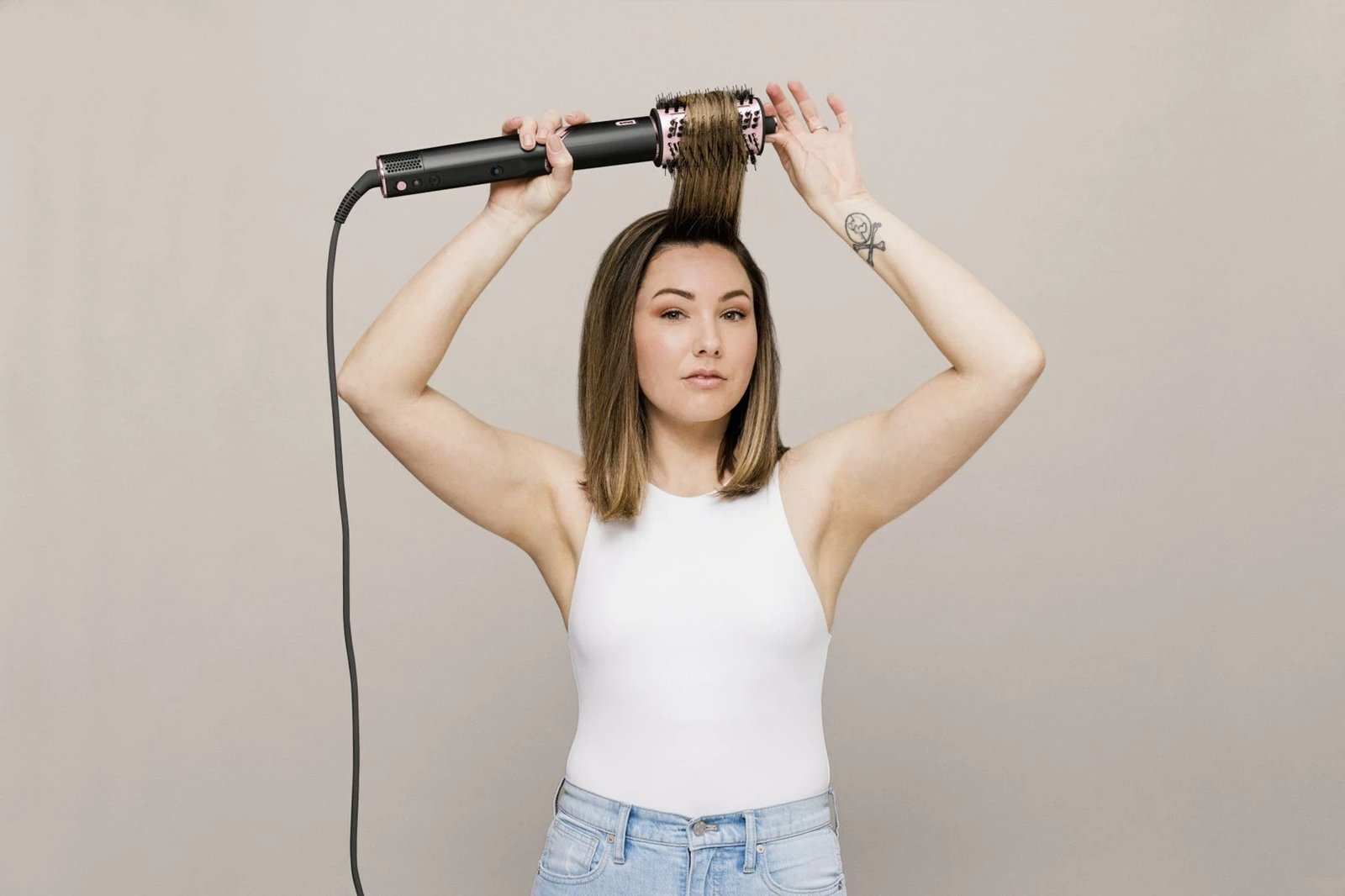 Multistyler për flokë Shark FlexStyle 5-in-1, 1400 W, HD440EU, zi/rozë