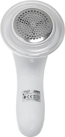 Heqës pushash Adler AD 9616, rrjetë dhe tehe inox, zonë pune 5 cm, me 2xAA, i bardhë