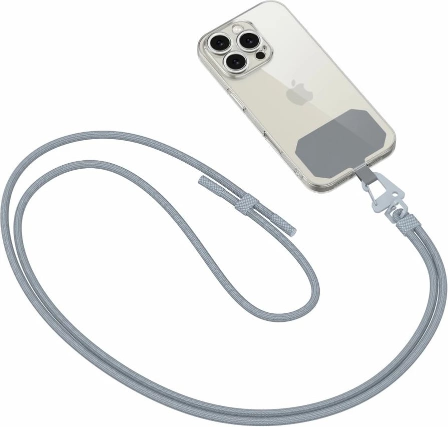 Rrip crossbody për celular Tech-Protect C5S, i rregullueshëm, Gri