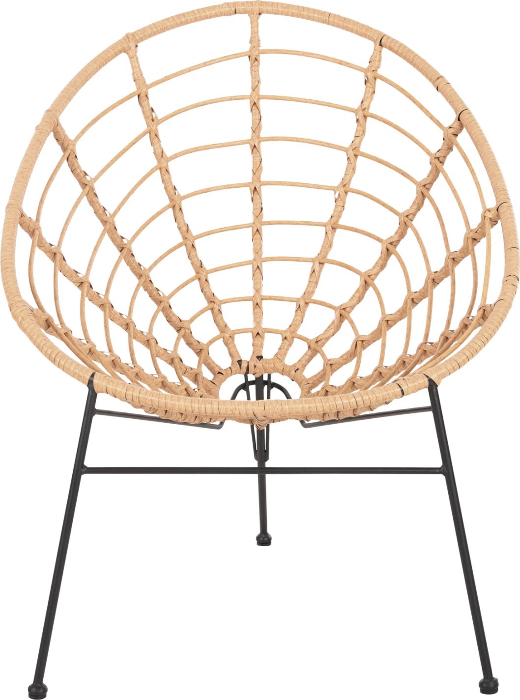 Karrige ALLEGRA lloj foleje, FH5458.11, metal i zi, thurje beix, 73x78x88H cm