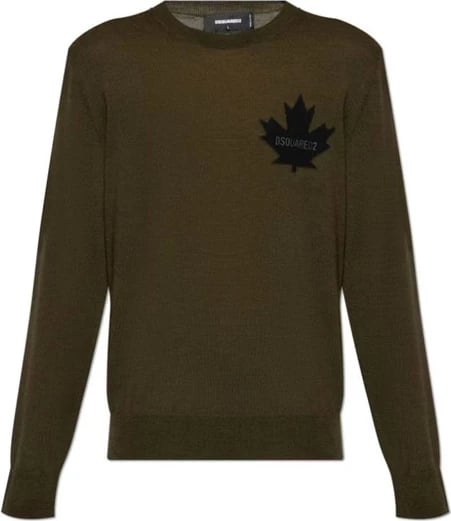 Maicë me gjatësi të gjatë Dsquared2, meshkuj, e gjelbër