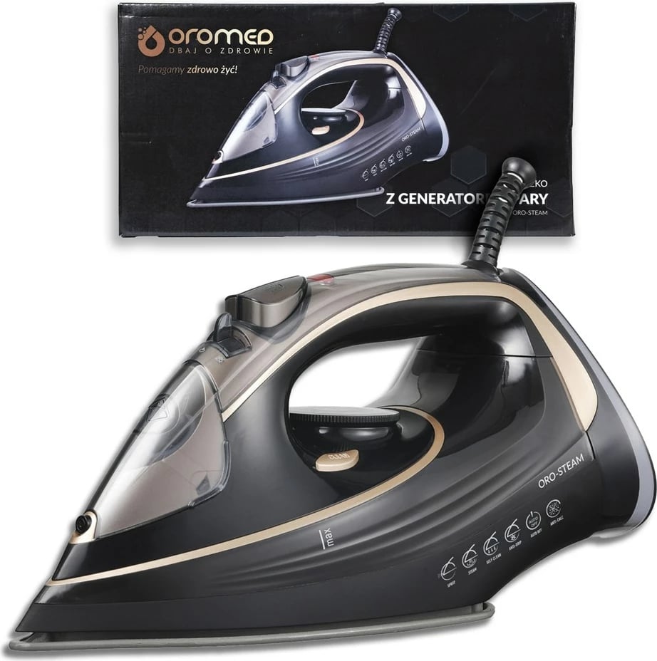 Hekur me avull Oromed ORO-STEAM, 3200W, Gold