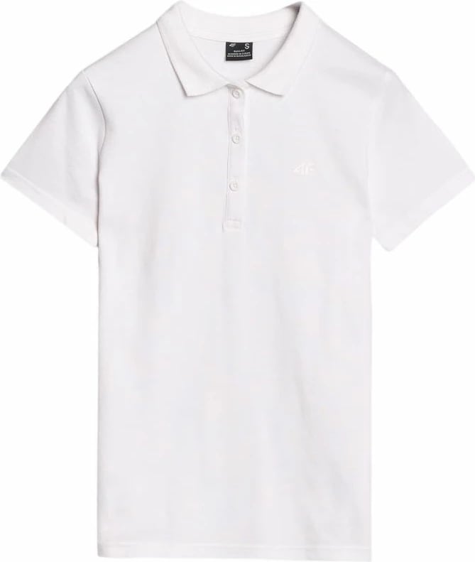 Maicë polo femra 4F, e bardhë