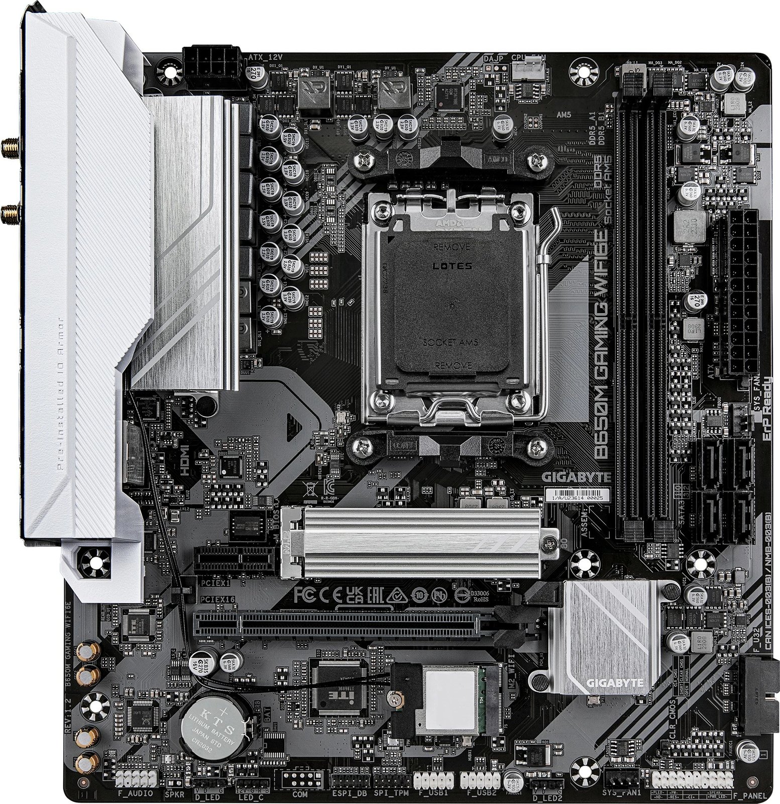 Pllakë amë Gigabyte B650M Gaming WIFI6E, Socket AM5, micro ATX