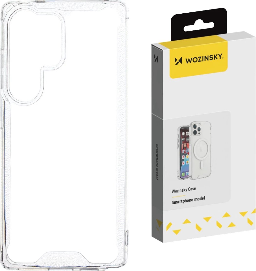 Mbështjellës Wozinsky Clear Corner Case për Samsung Galaxy S25+, Transparent