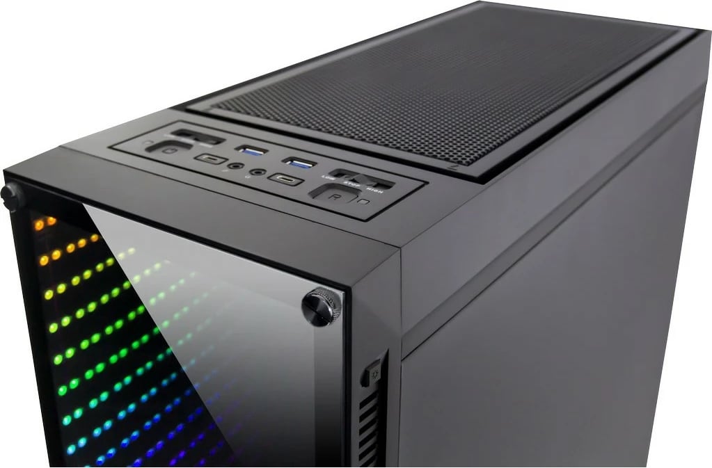 Kasë Inter-Tech X-908 Infini2, Tower, PC, ATX, ITX, micro ATX, Mini-ITX, e zezë Kasë Inter-Tech X-908 Infini2, Tower, PC, ATX, ITX, micro ATX, Mini-ITX, e zezë
