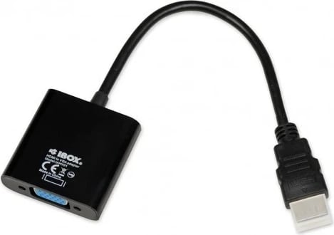 Përshtatës iBox  HDMI Type A, VGA, i zi 