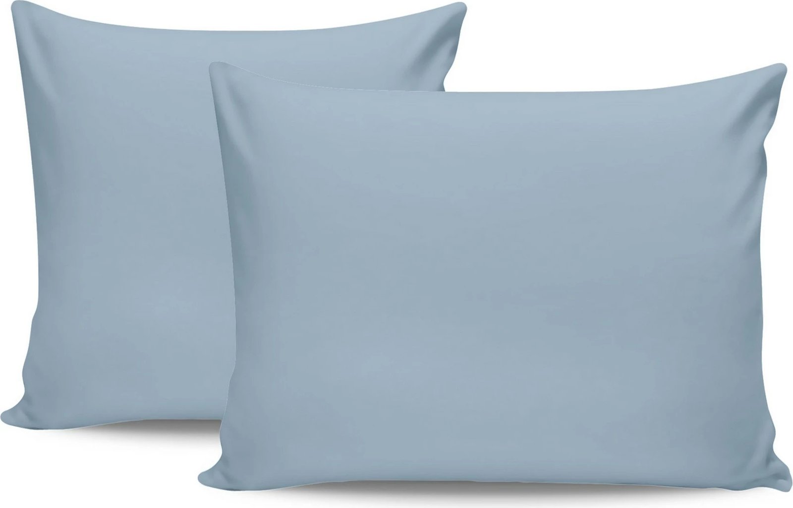 Set jastëkësh (2 copë), pambuk Ranforce, ngjyrë kaltër, L'essentiel, 60x60cm