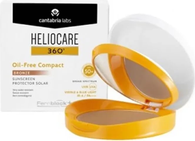Pudër kompakte HELIOCARE 360 Color Oil-Free Bronze unisex 10g