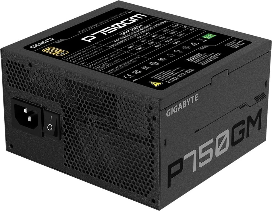 Furnizues energjie Gigabyte P750GM 750W, 80 PLUS Gold, modular, i zi