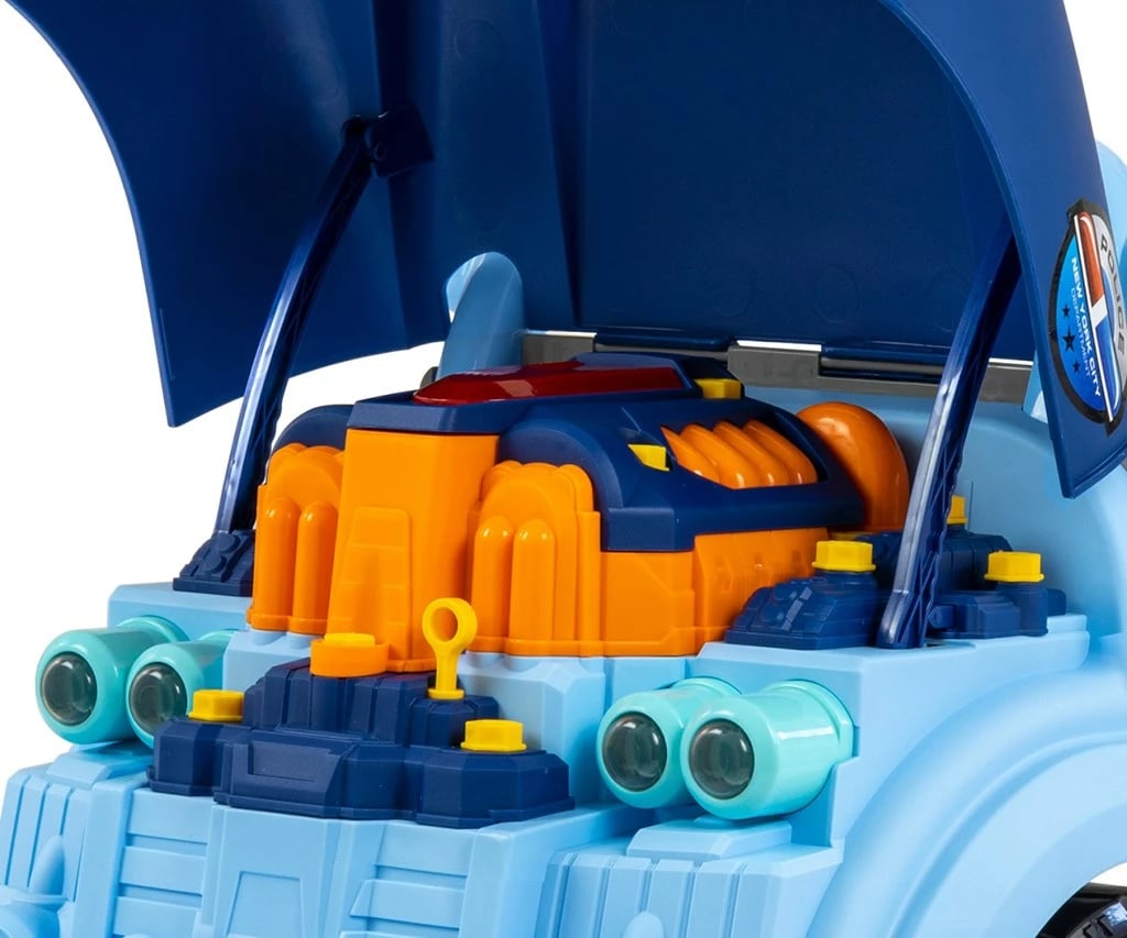 Lodër edukative mekaniku, Milly Mally N-GINE, set 56 pjesë, efekte dritë e zë, STEM 3+, blu