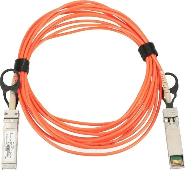 Kabëll Extralink AOC SFP+, 10Gbps, 5m, Portokalli
