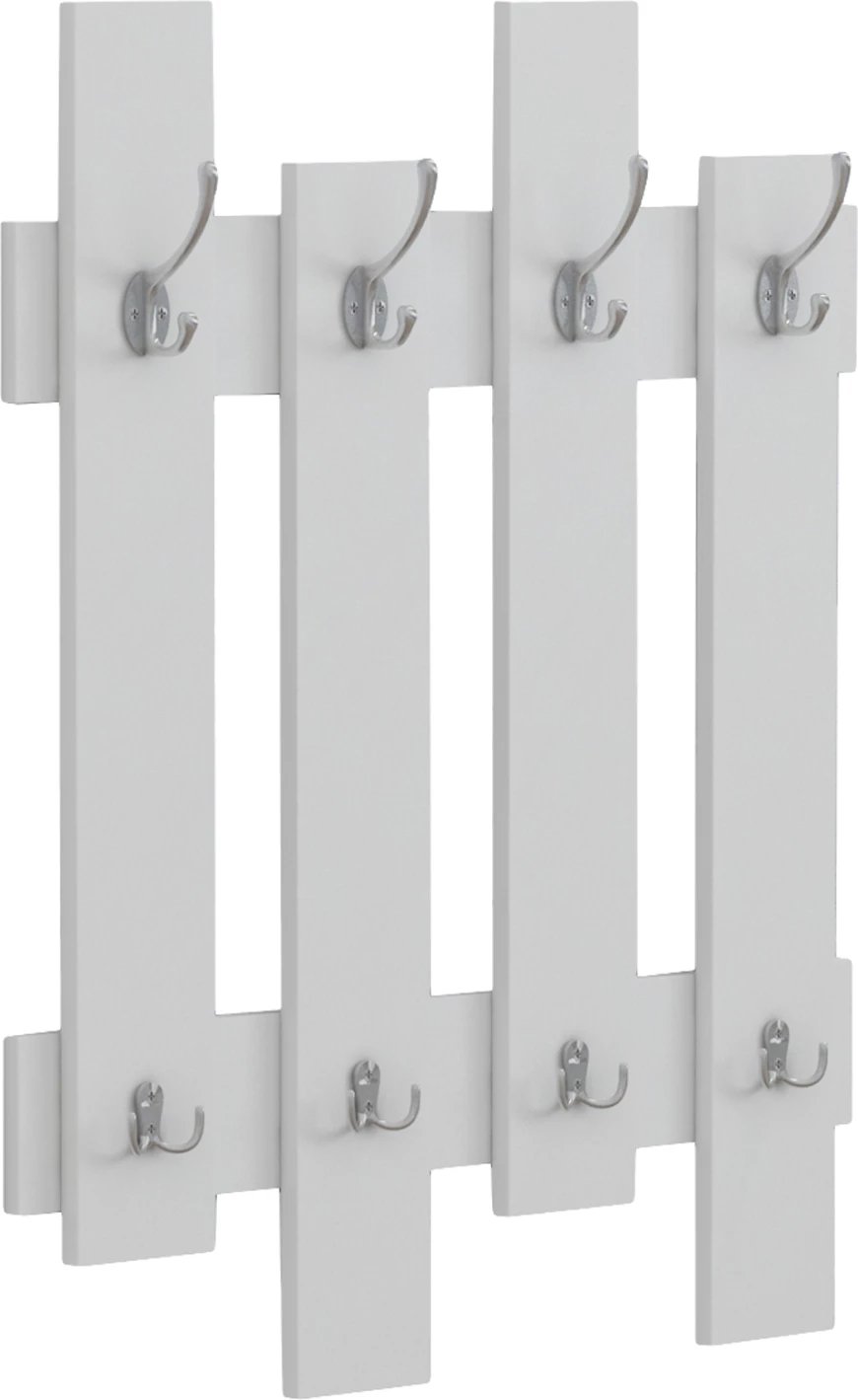 Varëse muri për pallto WESSON, melaminë, ngjyrë e bardhë, FH8940.11, 64x4x79H cm