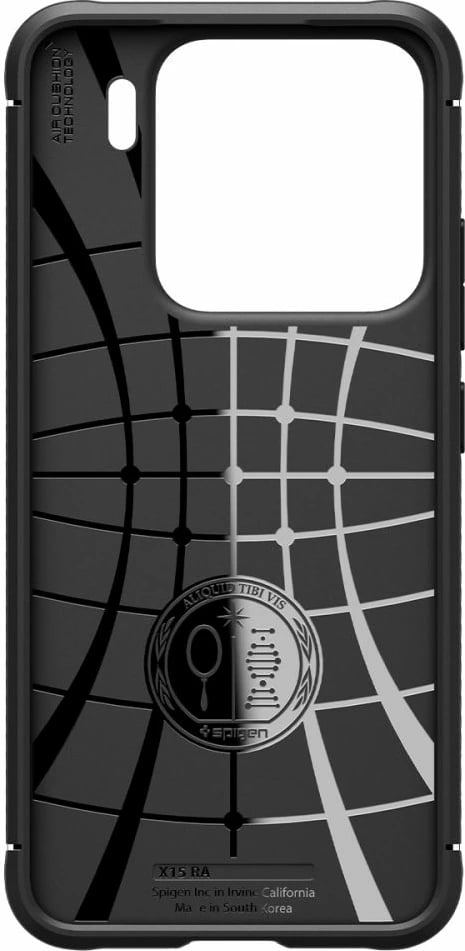 Mbështjellës Spigen Rugged Armor për Xiaomi 15, i zi mat