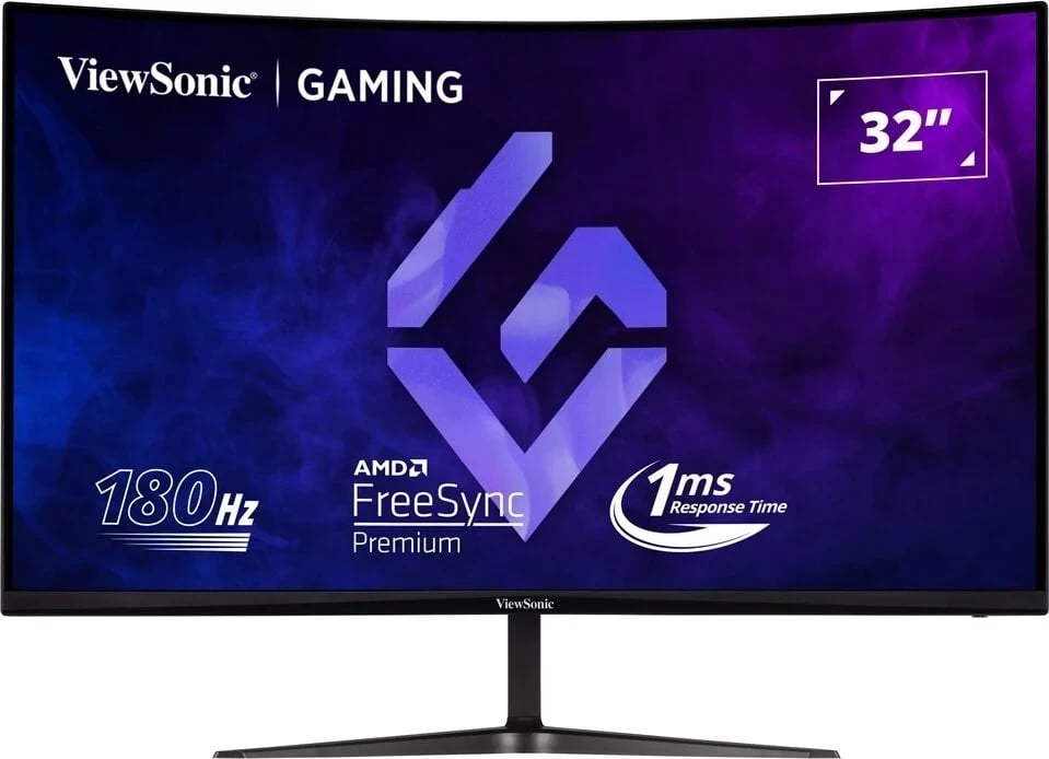 Monitor ViewSonic VX3218C-2K 32 inç, VA, QHD, 1ms, 165Hz, e zi