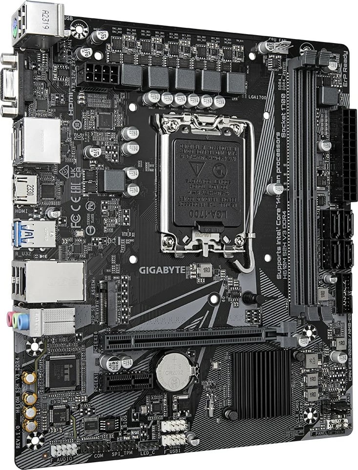 Pllakë amë Gigabyte H610M S2H V3 DDR4, Intel H610