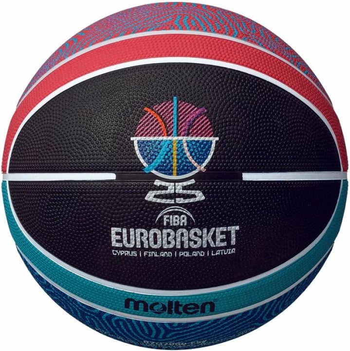 Top basketbolli Molten, Eurobasket 2025, rozë e kaltër