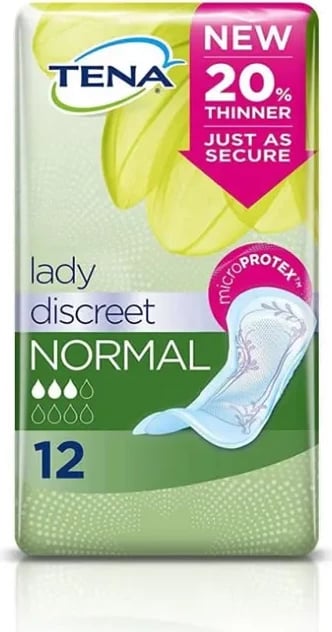 Peceta për urinim TENA Lady Normal Discreet unisex 12 copë