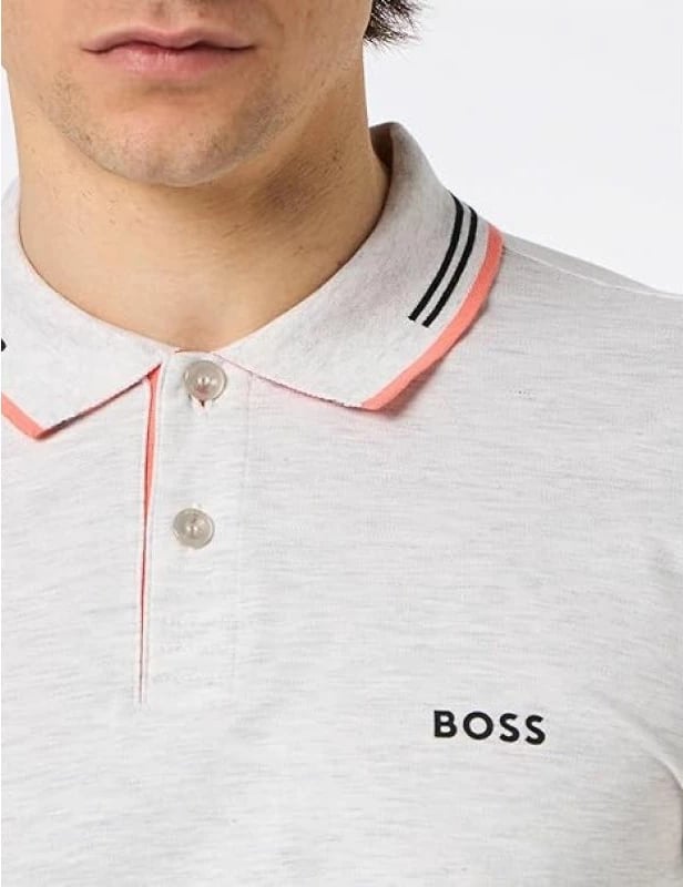 Maicë polo Boss për meshkuj, gri
