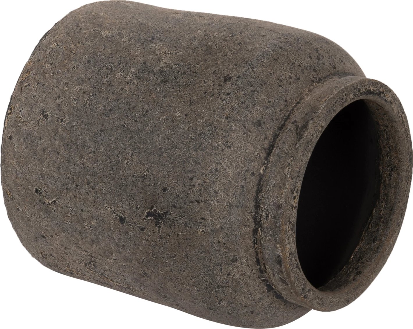 Vazo dekorative FH4194 terrakote ngjyrë antracit Φ25x30H cm