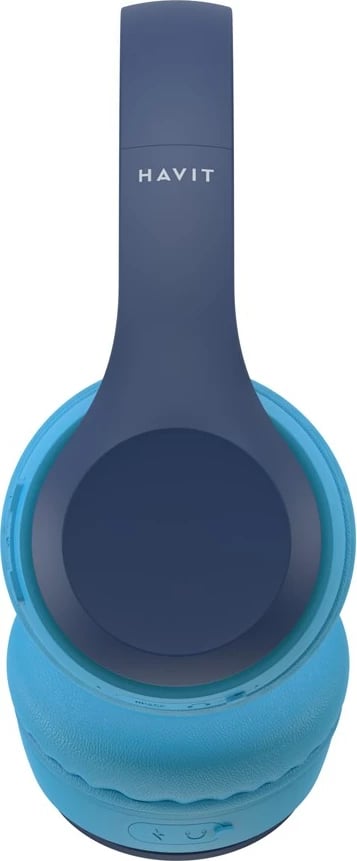 Kufje Bluetooth për fëmijë Havit H626BT, Wireless & Wired, 400 mAh, Blu