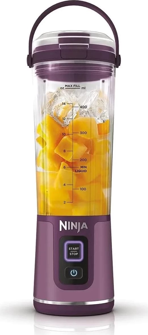 Blender portabil Ninja BC151, 0.53L, USB-C, fiolet