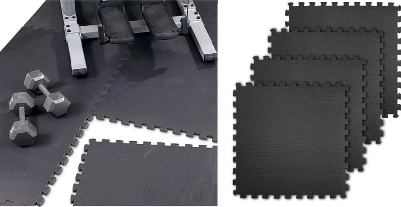 Mata puzzle SMJ për fitness, të zeza