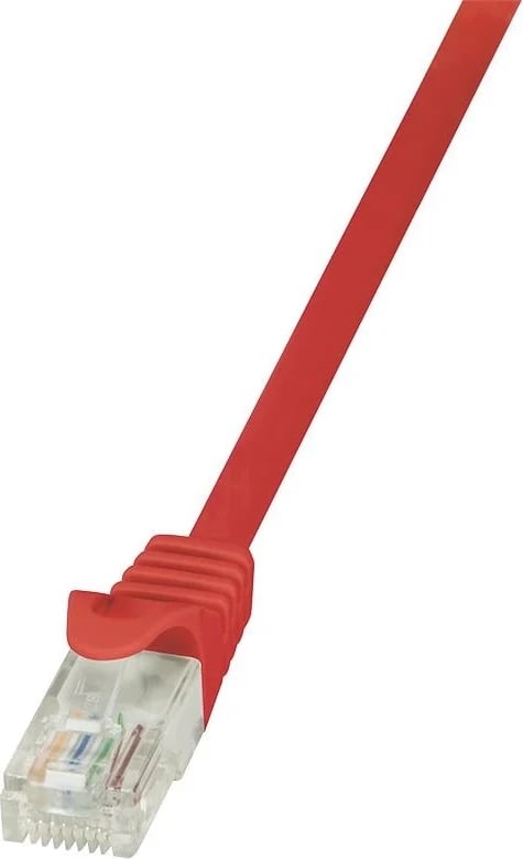 Kabllo patchcord LogiLink, RJ-45- UTP, 1.5m, e kuqe