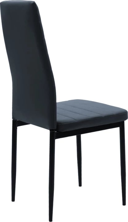 Set tavoline me karrige Julita-Parker, 3 pjesë, ngjyrë e zezë-natyrale, D60x73cm