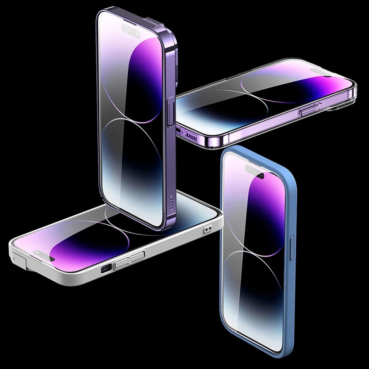 Mbrojtës ekrani xham i temperuar Baseus për iPhone 14 Pro, 2 copë, Transparent